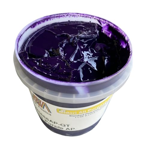 WM PLASTICS حبر بلاستيسول للطباعة بالشاشة - ربع (أرجواني روسي) - Image 3