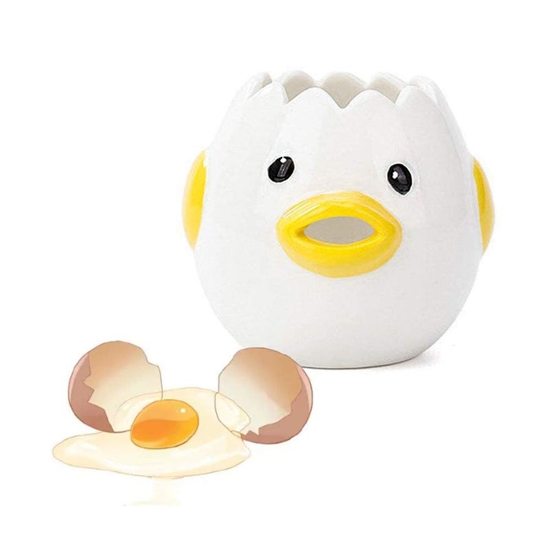 L7HWDP L7HWDP Egg Separator Yellow Ceramic 3x3 Inches 43 OZ 