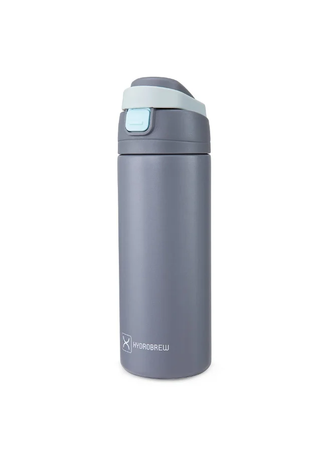 Hydrobrew HydroBrew SipSwitch™ Insulated Water Bottle 720ml – Leakproof, Stainless Steel, Straw & Spout Lid -Graphite