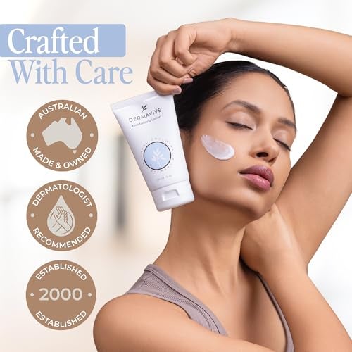 Dermavive Oatmeal Moisturizing Lotion for Dry, Sensitive Skin – Colloidal Oatmeal pH-Balanced Hydrating Face & Body Moisturizer – For Kids, Teens & Adults, 120ml (4.05 fl oz) - Image 3