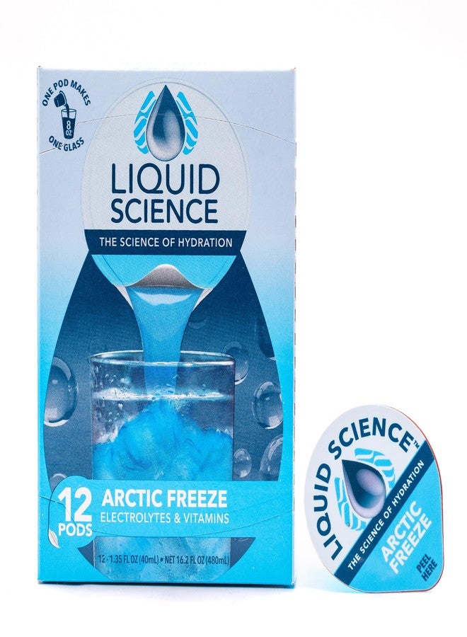 Java House Liquid Science Arctic Freeze Single Serve Hydration Pods - Peel and Pour - Cool Blue Raspberry Hydration - Pack of 12 - Image 2