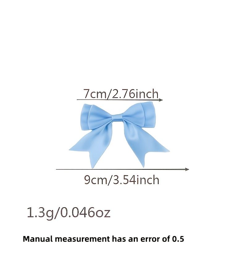 15 Pcs 2.76 Inch Burgundy Satin Double Layer Swallowtail Bow DIY Clothing Accessories Decoration Gift Bag Gift Box Craft Headwear - Image 3