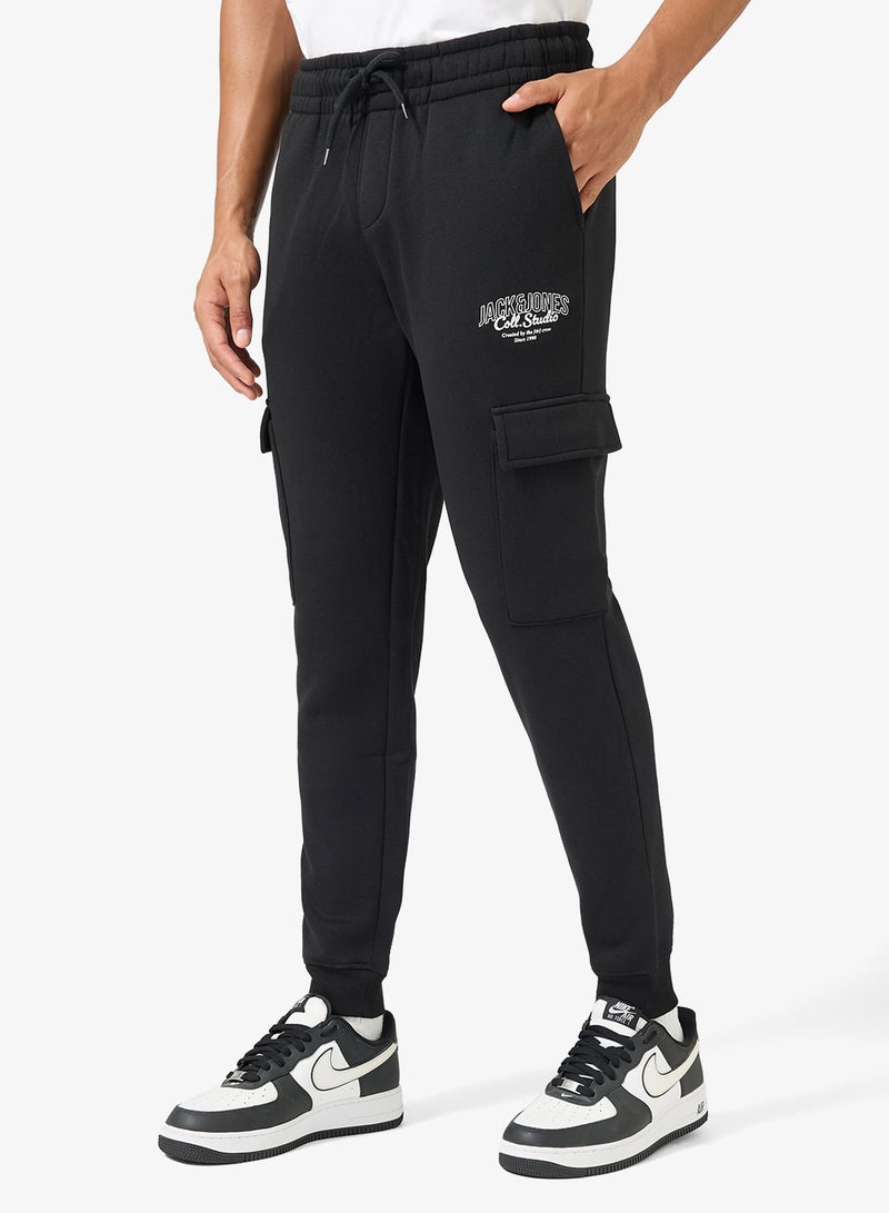JACK & JONES Logo Drawstring Loose Fit Sweatpants - Image 1
