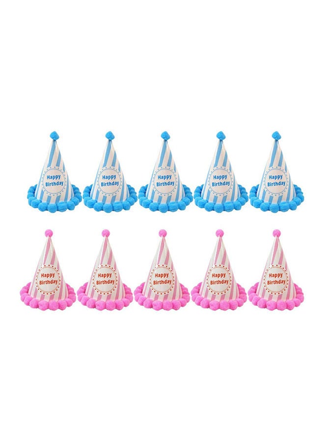 NIBEMINENT 10-Piece Birthday Hat Set - Image 1