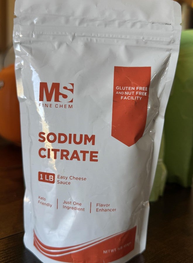 MS Finechem Sodium Citrate Powder 16 Ounce - Food Grade, Non-GMO -1Pound Bag - Emulsifier for Cheese,Spherification,and Molecular Gastronomy Cooking,Thickener,Preserve Foods, 454g - Image 4