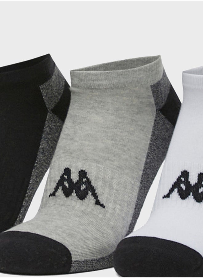 Kappa - 3 Pack Logo Crew Socks - Image 1