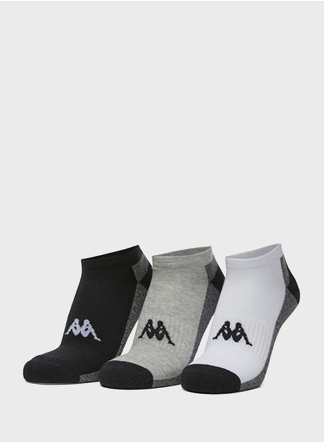 Kappa - 3 Pack Logo Crew Socks - Image 1