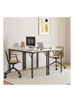 Home Gallery Computer Desk, Simple Style for Space-Saving  White  - Image 3