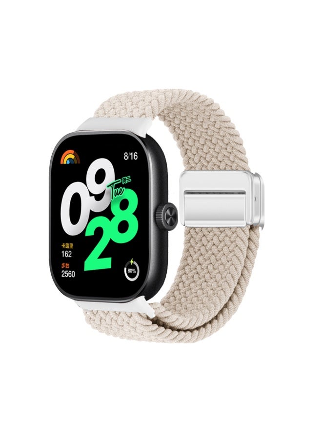 Adjustable magnetic braided nylon strap for Xiaomi Redmi Watch 6 5 4, adjustable band accessory for Mi Band 10 9 8 Pro. - Image 1