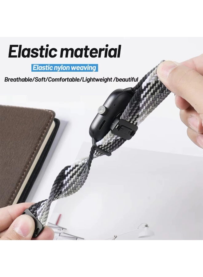 Adjustable magnetic braided nylon strap for Xiaomi Redmi Watch 6 5 4, adjustable band accessory for Mi Band 10 9 8 Pro. - Image 4