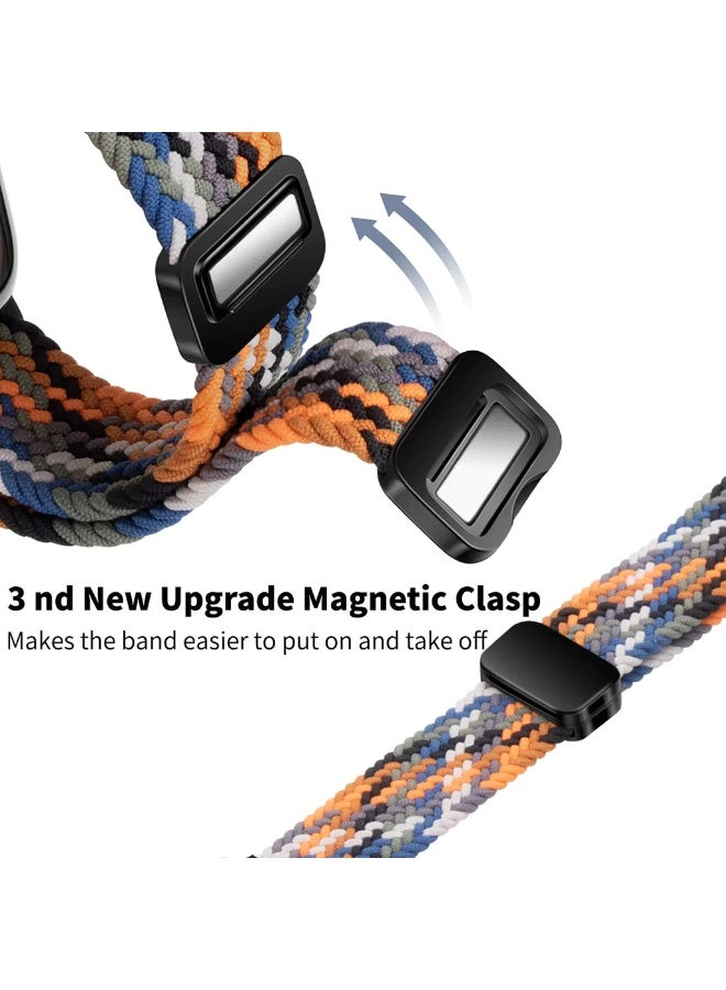 Adjustable magnetic braided nylon strap for Xiaomi Redmi Watch 6 5 4, adjustable band accessory for Mi Band 10 9 8 Pro. - Image 5