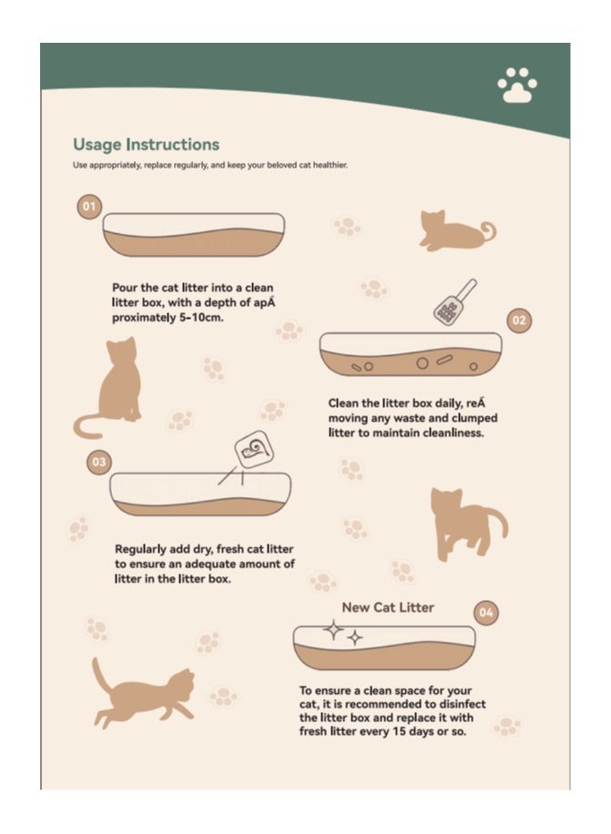 basscat 6L,2.4KG,Tofo cat litter, Tofu cat litter, Excellent quality tofu cat litter, household tofu cat litter, cat litter - Image 3