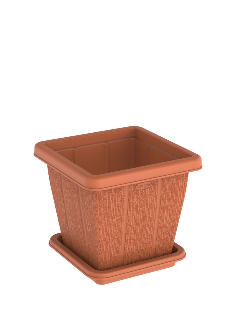 10L Cedargrain Square Planter with Tray - pzsku/ZA0B32023347B884A5C14Z/45/_/1662633265/681c3a46-5256-4a95-9e79-687227b0db7d