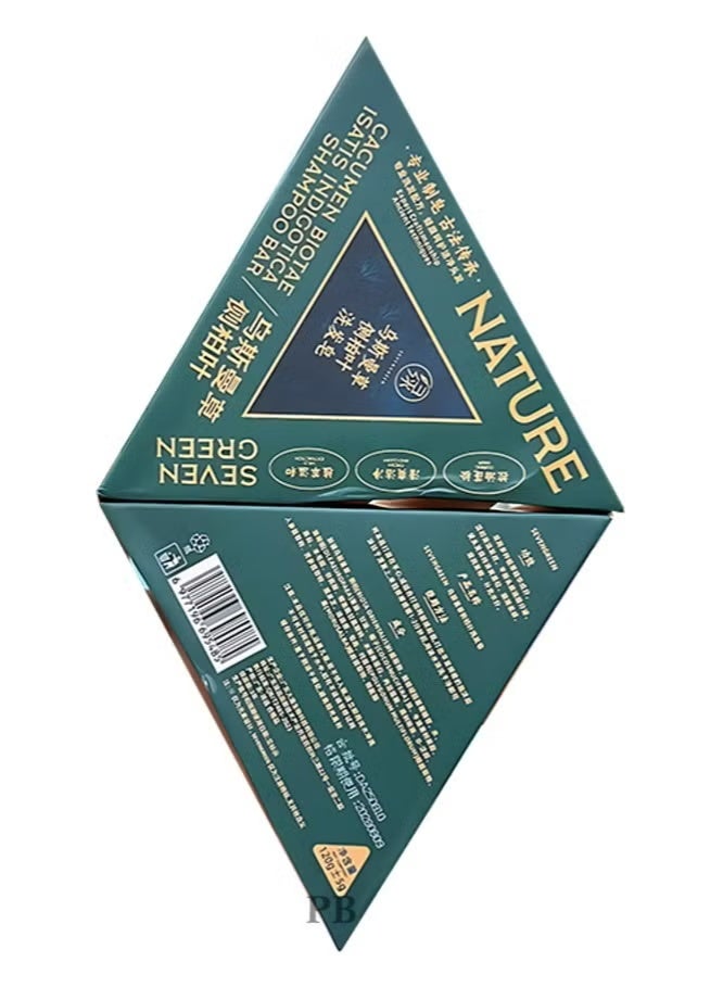 Seven Green Biota Isatis Indica Strengthening Shampoo Bar - Image 1