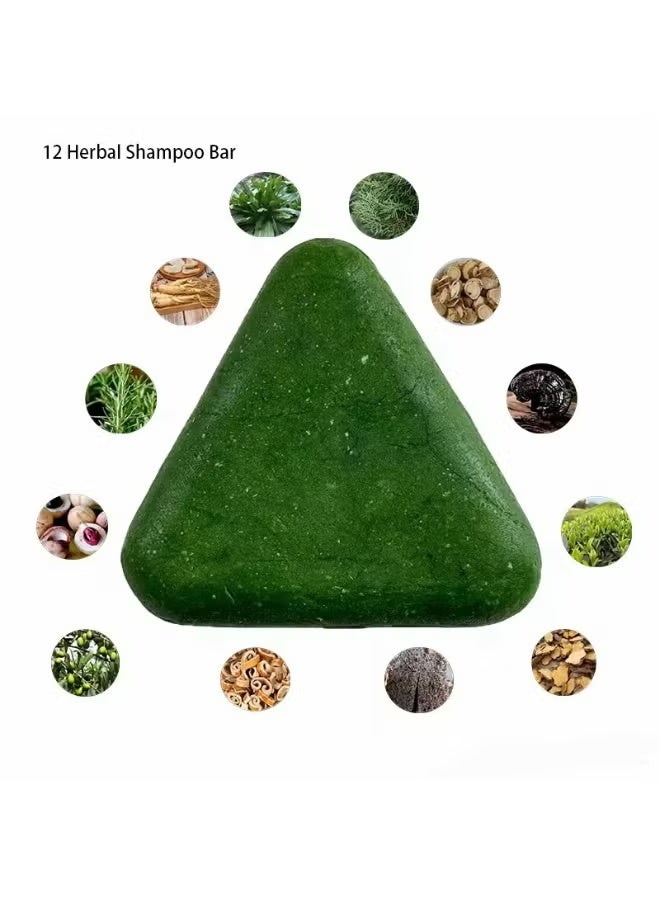 Seven Green Biota Isatis Indica Strengthening Shampoo Bar - Image 2