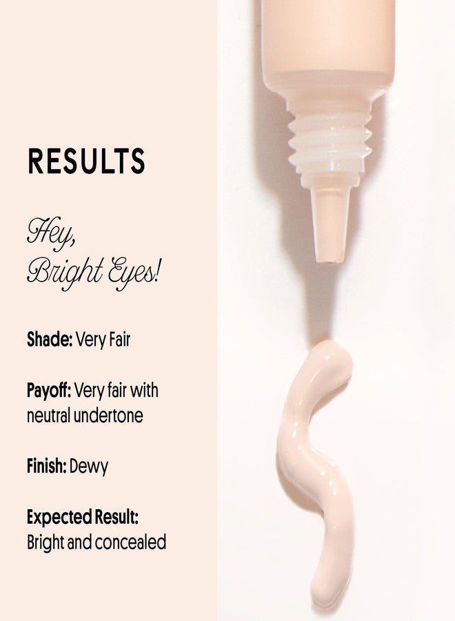 Winky Lux Peeper Perfect Under Eye Concealer, Makeup & Eye Brightener, Full Coverage Concealer for Dark Circles, Color Corrector & Eye Primer, With Collagen, Hyaluronic Acid & Vitamin E (Very Fair) - Image 4