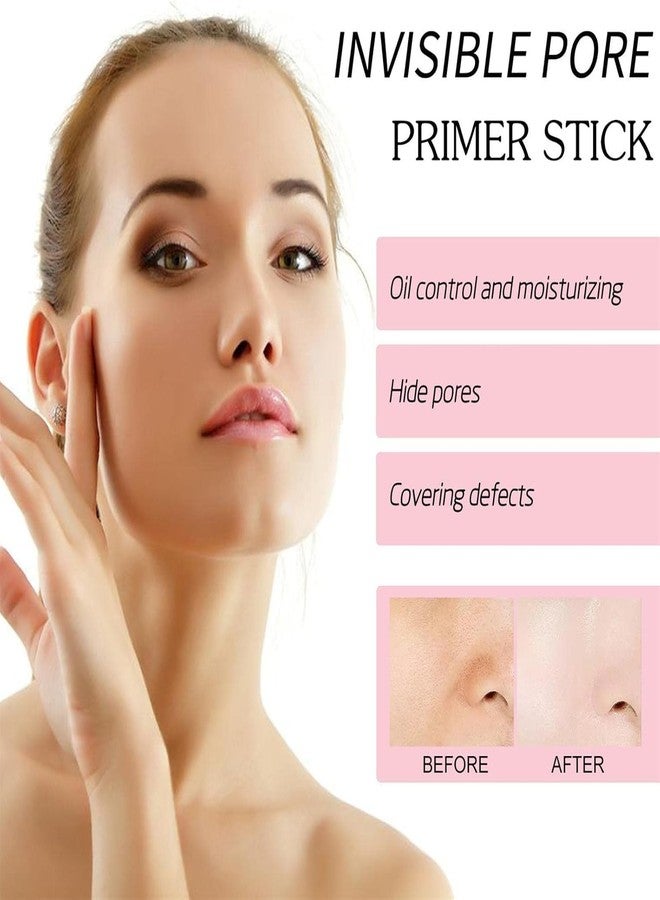 DOKMOE Invisible Pore Stick, Magical Pore Eraser, Waterproof Face Makeup Primer Base, Oil Control, Invisible Pore Face Primer Stick for Flaw Smooth Skin, Long Lasting Hydrating Invisible Primer - Image 3