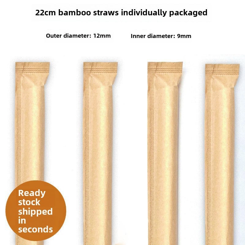Bamboo Coffee Stir Sticks Hot Beverage Disposable Length 22cm * outer diameter 12mm * inner diameter 9.0mm (individually packaged) 