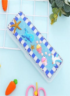 Diy Pencil Case Creative  Paste Stationery Box Multi-Function Pencil Case