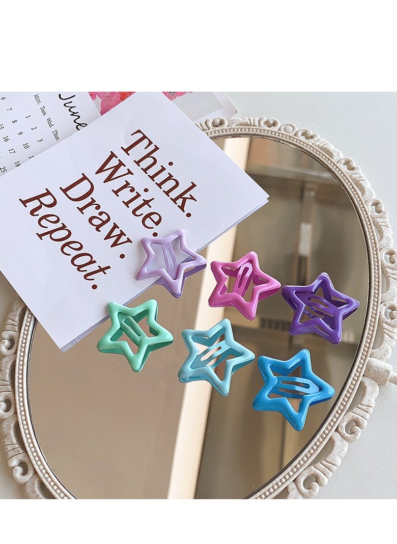 Generic 23 pieces colorful star hair clips for kids  - Image 5