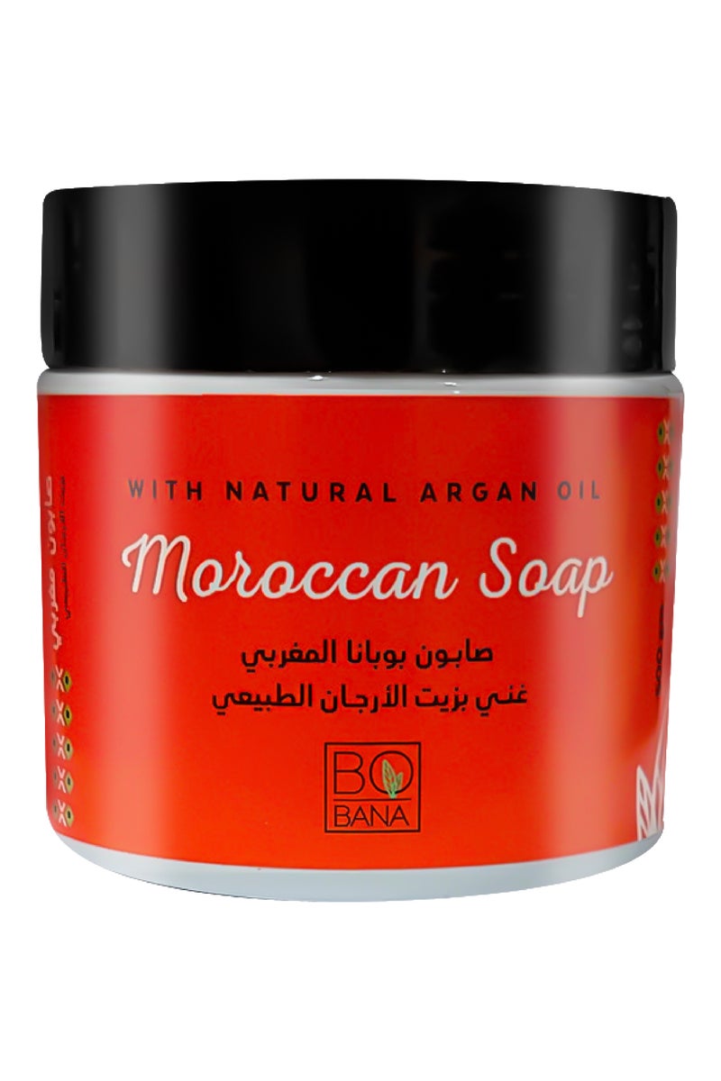 بوبانا صابون مغربي بزيت الأرجان الطبيعى، 500جرام