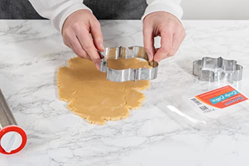 Bakerpan Stainless Steel Plaque Cookie Cutters Shapes, Frame Cookie Cutters for Baking - Set of 2 - Image 5