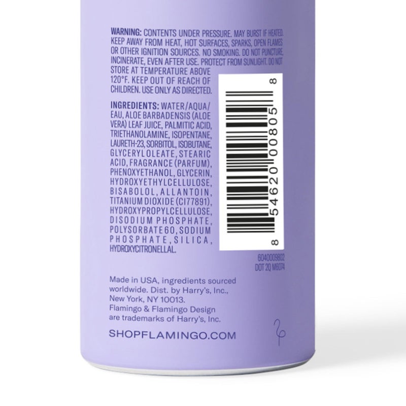 FLAMINGO Women's Foaming Shaving Gel with Aloe Vera, 6.7oz - 3ct - Image 3