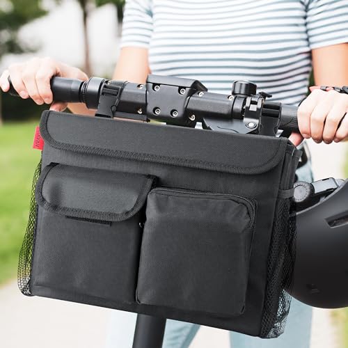 YOOFAN Mobility Scooter Bag – Convenient Organizer Pouch with 14-Inch Laptop Pocket and Cup Holders - Image 4