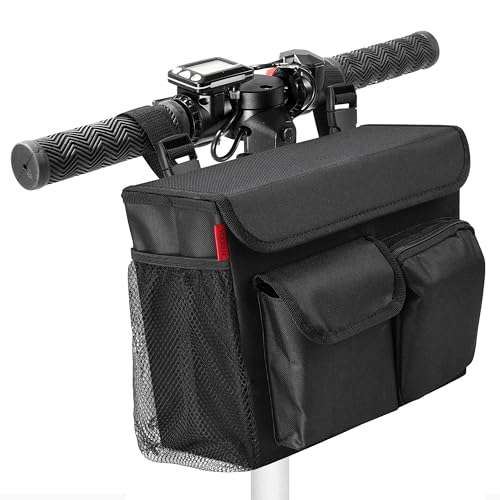 YOOFAN Mobility Scooter Bag – Convenient Organizer Pouch with 14-Inch Laptop Pocket and Cup Holders - Image 1