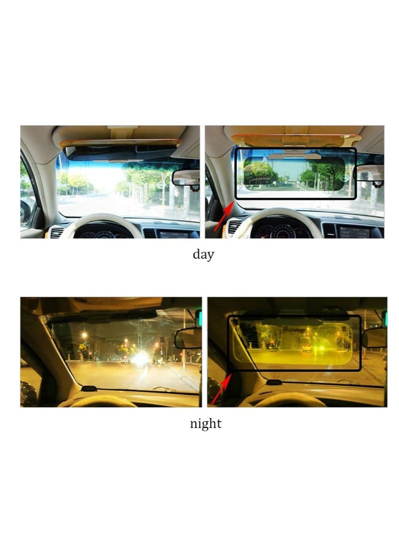 Generic Day And Night Anti Glare Visor, Sun Visor Extension For Car, Anti-Glare Sun Extender, Car Visor Extender Windscreen Sun Shade, Adjustable for Front Seat Driver or Passenger  - Image 3