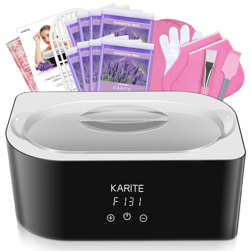 KARITE Paraffin Wax Machine for Hand and Feet - Karite Paraffin Wax Bath 4000ml Paraffin Wax Warmer Moisturizing Kit Auto-time and Keep Warm Paraffin Hand Wax Machine - Image 1