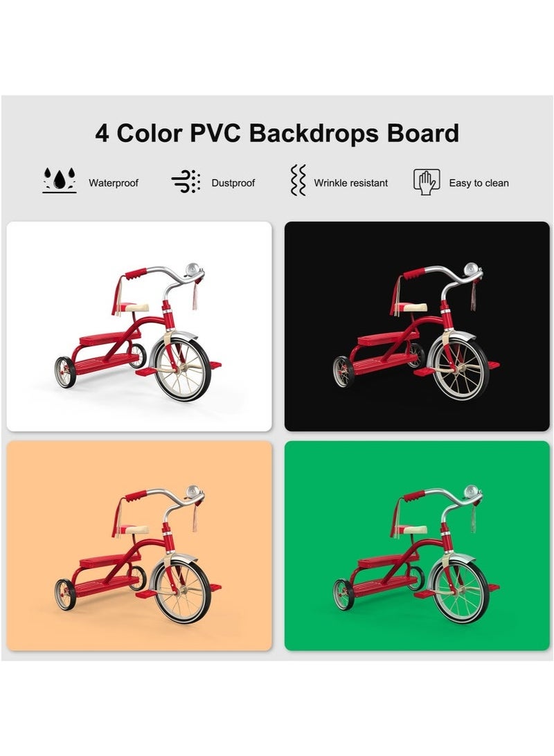 PULUZ Upgrade Light Box & Soft Box 40cm 16"x16" Inches Professional Shooting Tent with 480 LED Lights Photo Studio Light Box Photography with 4 Color PVC Backdrops for Jewelry and Product Photography - Image 3