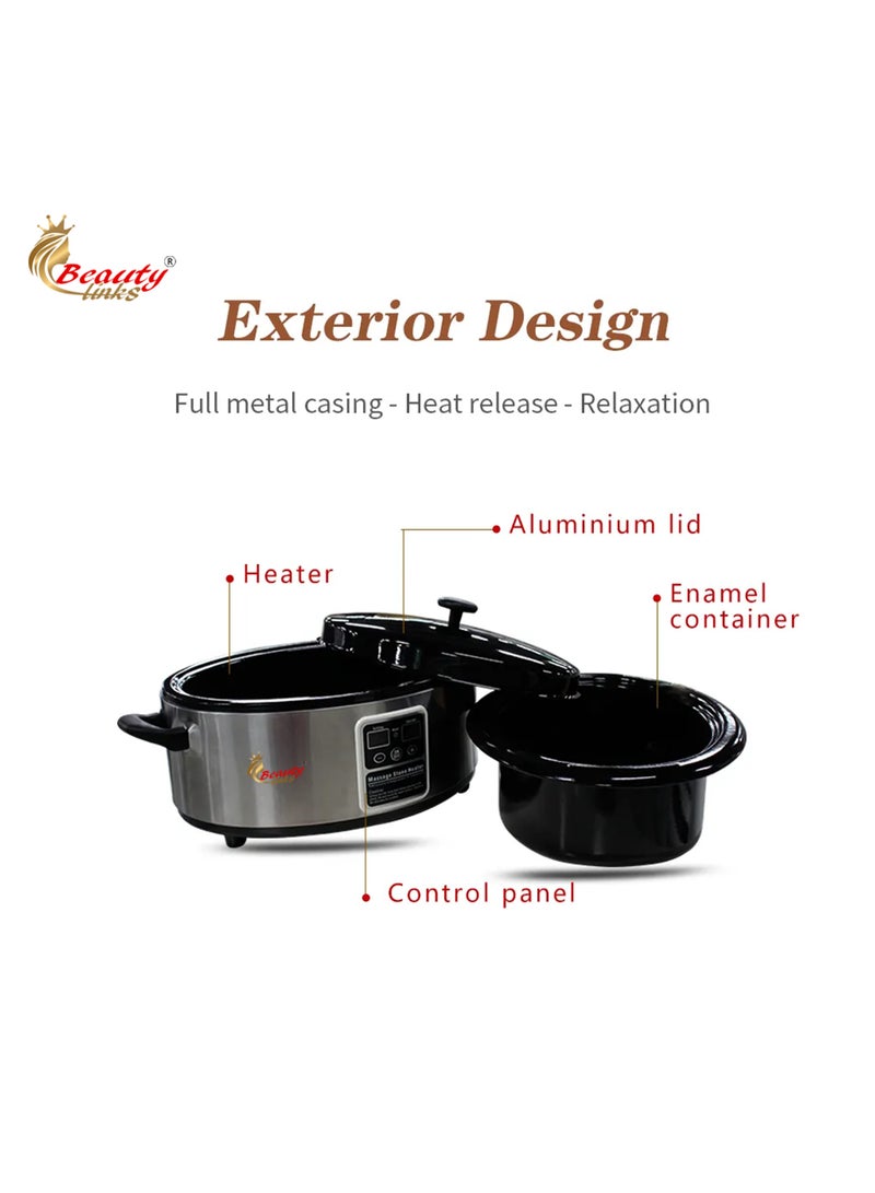 روابط الجمال بيوتي جهاز تسخين احجار المساج مع طقم هدية احجار مساج 17 قطعة - Image 3