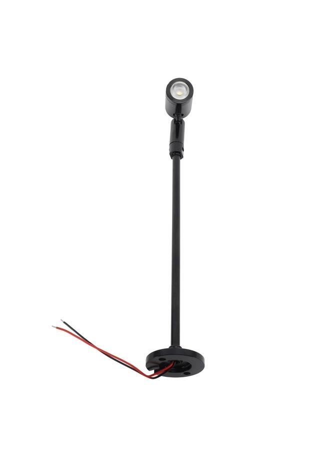 NIBEMINENT LED Mini Spotlight Jewelry Showcase Display Lights DC12V Upright Mini Display Cabinet Light Eye Care Stable Heat Dissipation Black Natural Light  - Image 2