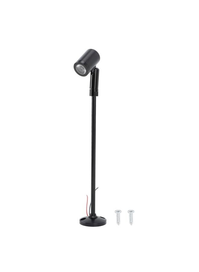 NIBEMINENT LED Mini Spotlight Jewelry Showcase Display Lights DC12V Upright Mini Display Cabinet Light Eye Care Stable Heat Dissipation Black Natural Light  - Image 1