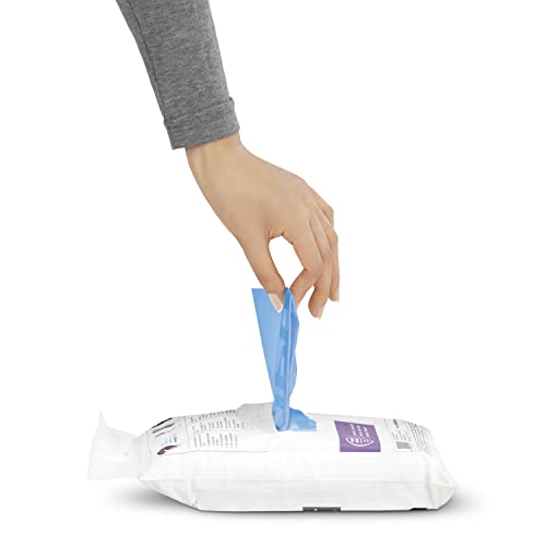 simplehuman Code D 60 Count, Genuine Custom Fit Liners, Drawstring Trash Bags in Dispenser Packs, 20 Liter / 5.3 Gallon, Blue - Image 3