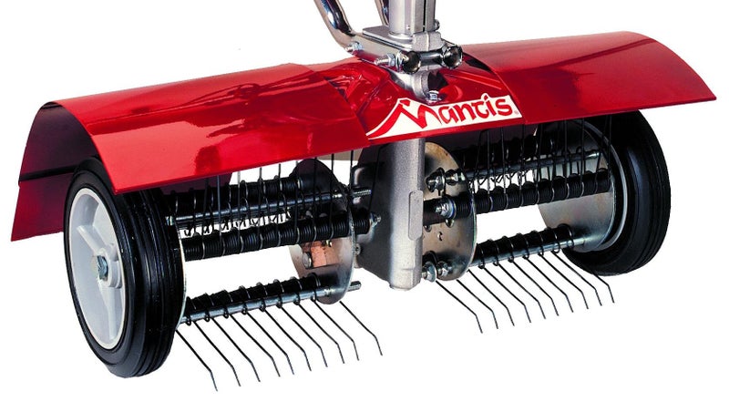 Mantis 5222 Power Tiller Dethatcher Attachment for Gardening - Image 1