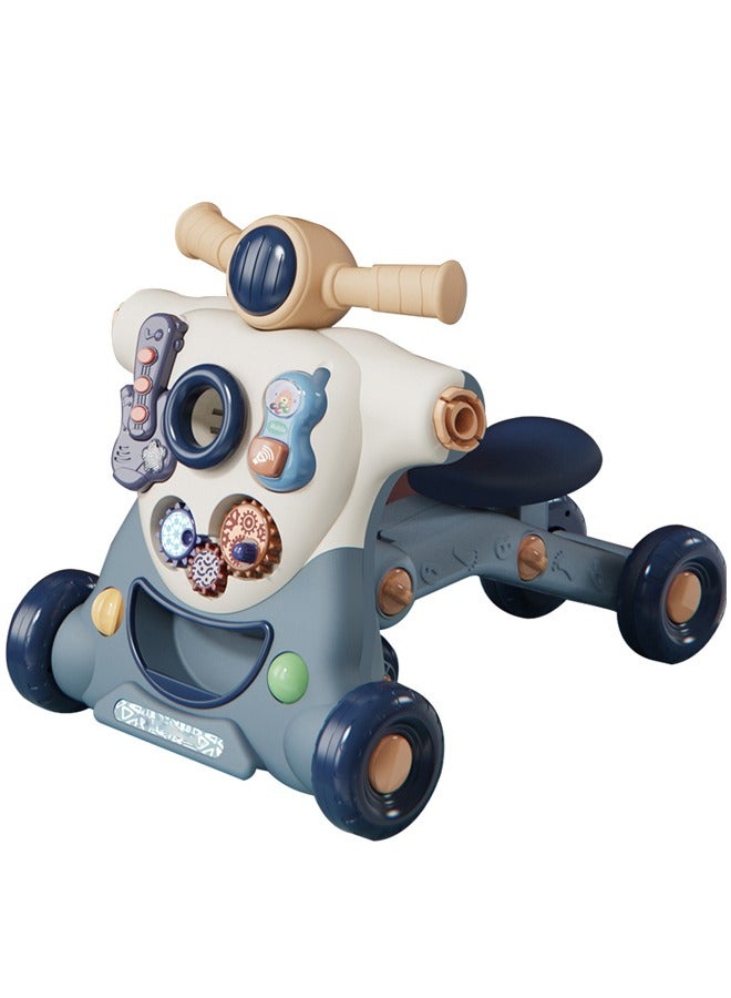 Baby Walker 3 in 1 Sit-to-Stand Learning Walker for Boys Girls Multiple Activity Center with Music and Lights Adjustable Baby Balance Bike for Baby - Image 1