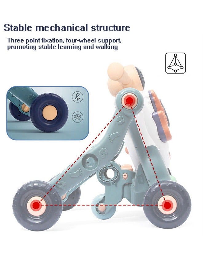 Baby Walker 3 in 1 Sit-to-Stand Learning Walker for Boys Girls Multiple Activity Center with Music and Lights Adjustable Baby Balance Bike for Baby - Image 3