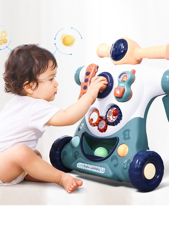 Baby Walker 3 in 1 Sit-to-Stand Learning Walker for Boys Girls Multiple Activity Center with Music and Lights Adjustable Baby Balance Bike for Baby - Image 5