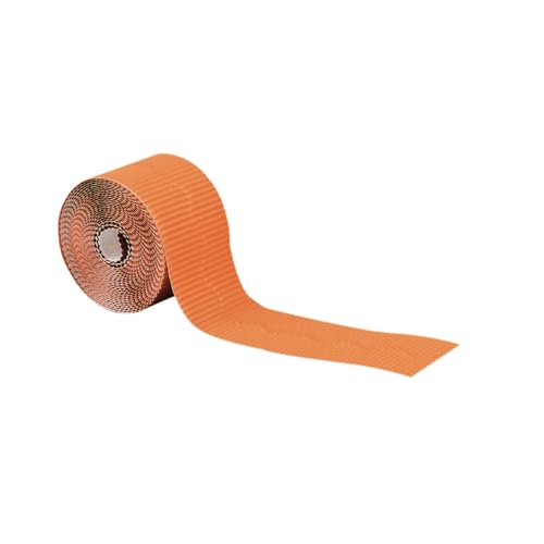 Pacon 37106 Bordette Decorative Border, 2 1/4-Inch x 50-Ft Roll, Orange - Image 1