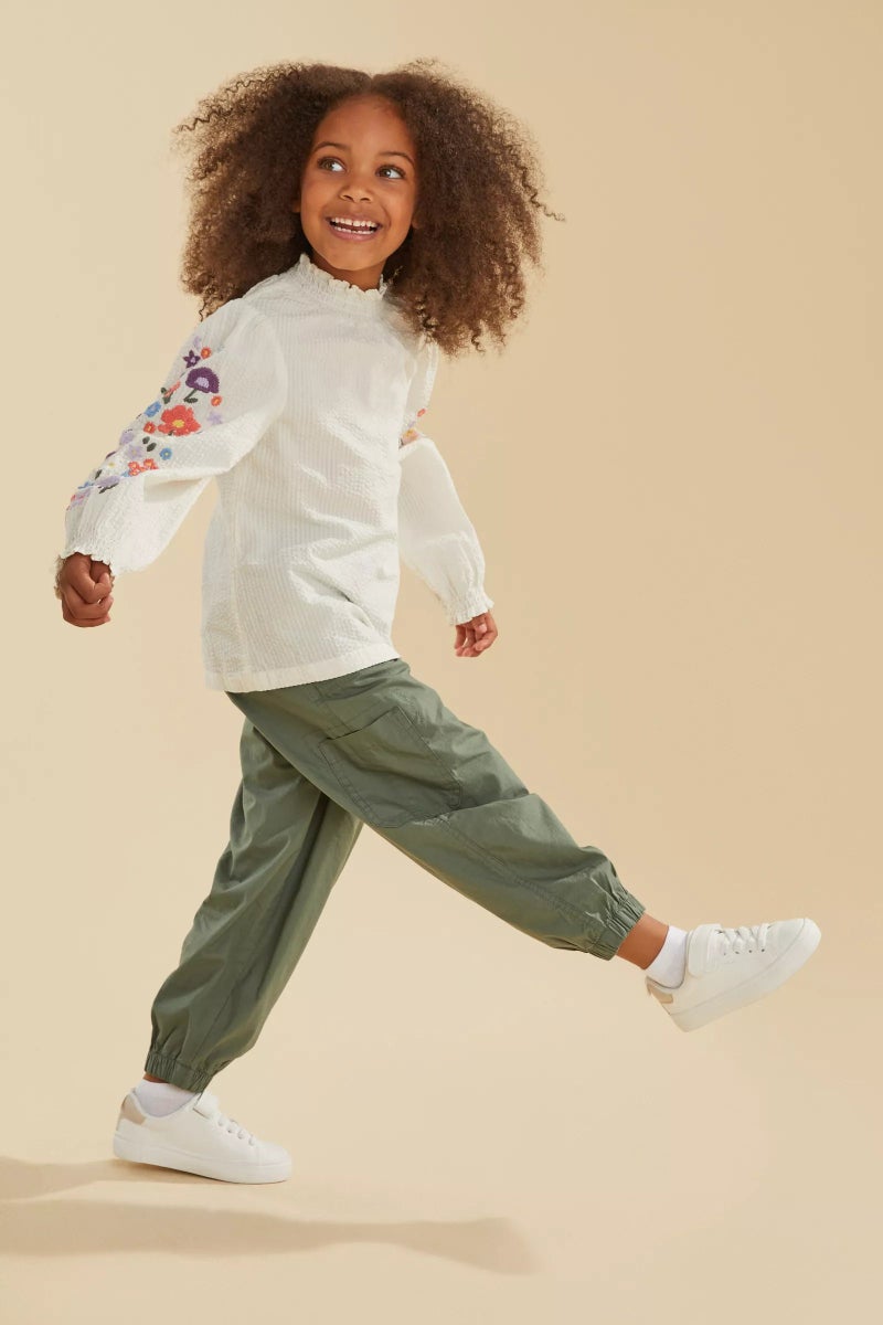 mothercare Green Parachute Trousers