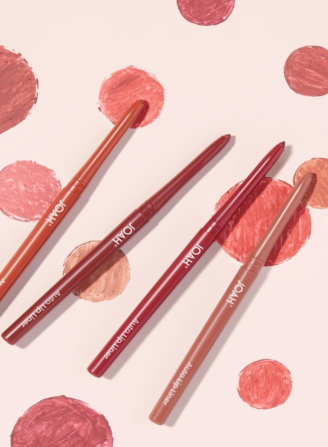 JOAH Auto Lip Liner – Long-Lasting Retractable Creamy Lip Pencil with Matte Finish – Waterproof, Smudge-Proof, and Non-Drying Formula – High Pigment Color for Precise Definition or Full Lip Wear - Image 3