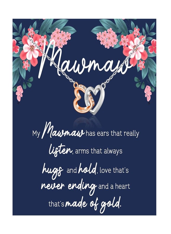 Lywjyb Birdgot Mawmaw Jewelry Best Mawmaw Ever Grandma Gift Thanksgiving Christmas Gift from Grandson (Mawmaw ne card) - Image 1