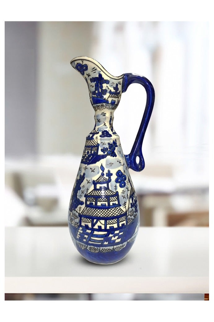 Dash And Twine Ceramic Decorative Pitcher  - Image 1