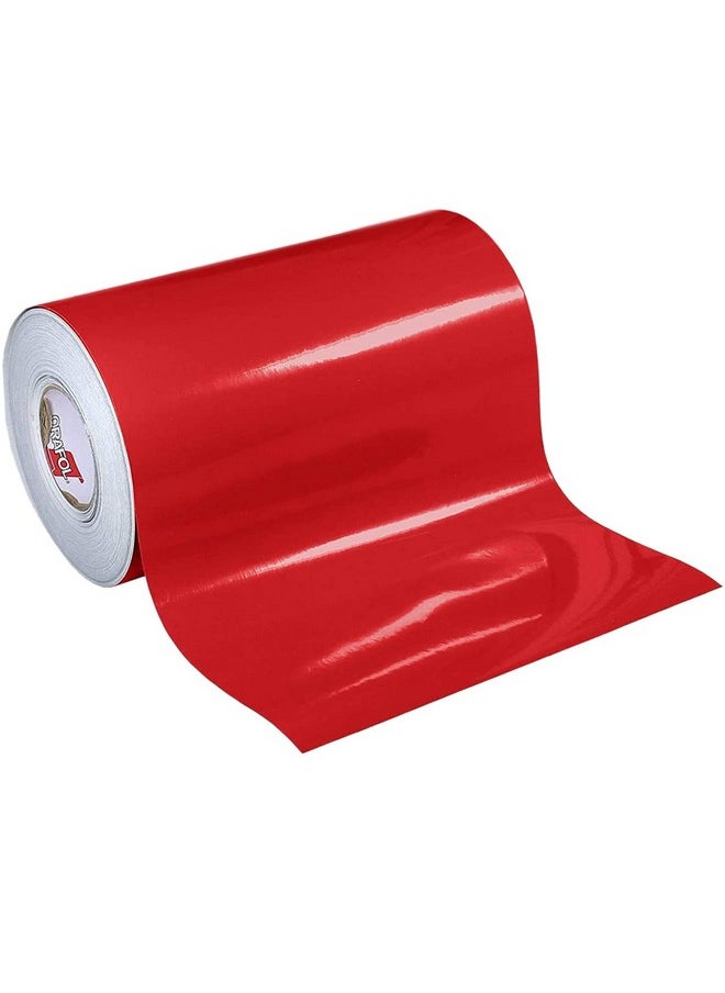 ORACAL 12 X 10 Ft Roll Of Glossy Oracal 651 Red Vinyl For Craft Cutters And Vinyl Sign Cutters 