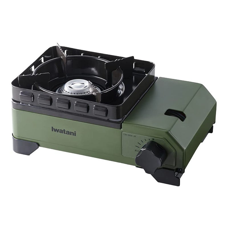 Iwatani Iwatani Body: Steel Plate, Cassette Stove, Tough Maru Jr. Made in Japan, Dutch Oven, Olive  - Image 1