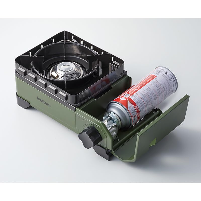 Iwatani Iwatani Body: Steel Plate, Cassette Stove, Tough Maru Jr. Made in Japan, Dutch Oven, Olive  - Image 4