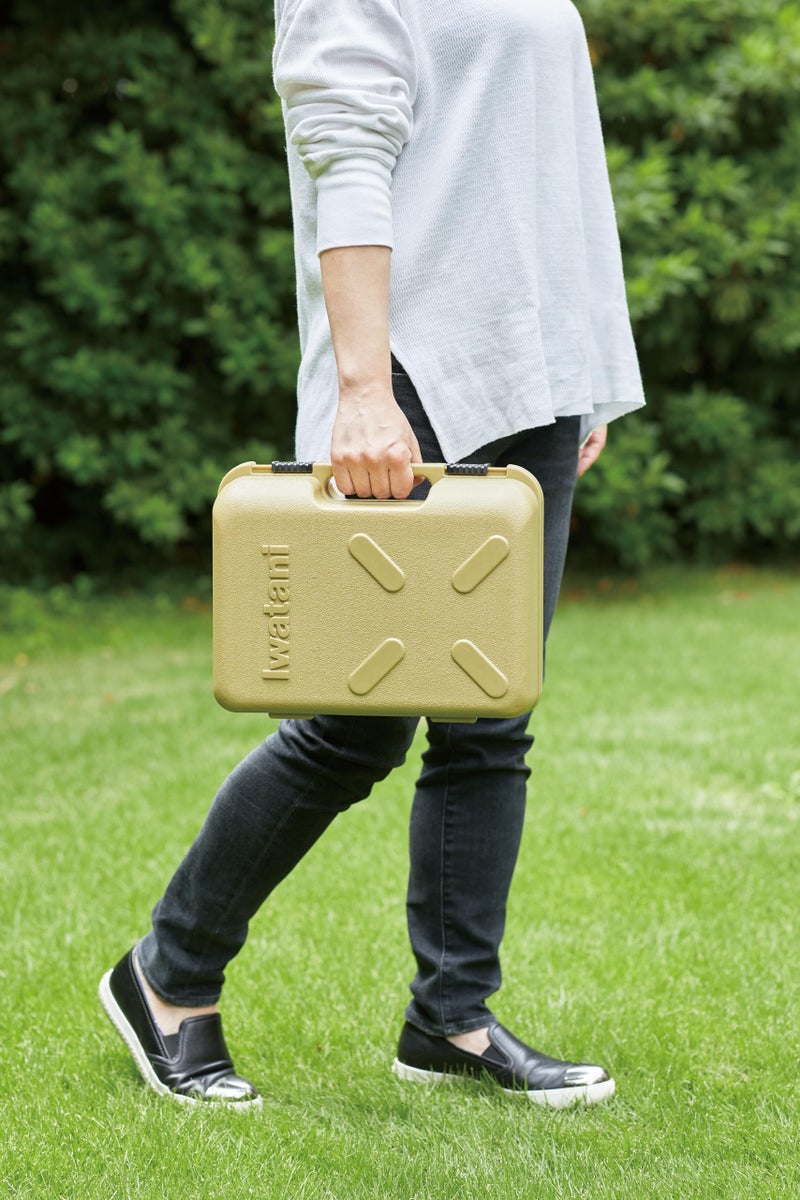 Iwatani Iwatani Body: Steel Plate, Cassette Stove, Tough Maru Jr. Made in Japan, Dutch Oven, Olive  - Image 5