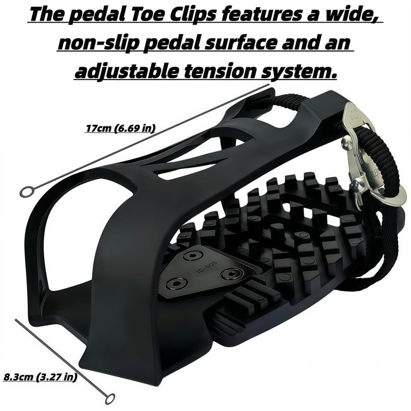 YBEKI 3-in-1 Indoor Cycling Pedals - Look Delta Compatible with Toe Clips & Cleats Included, Dual Sealed Bearings for Peloton, Schwinn, Sunny Spin Bike - 9/16" - Image 3